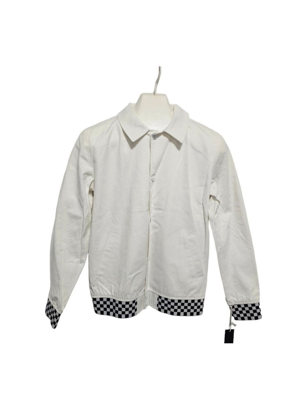 Elwood White Denim Jacket Boys Youth Size L